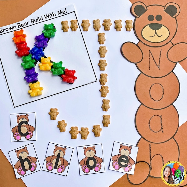 Preschool activity for Brown Bear, Brown Bear