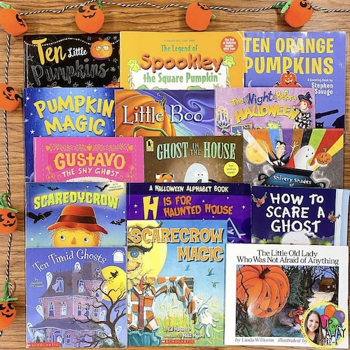 Compilation of preschool Halloween books