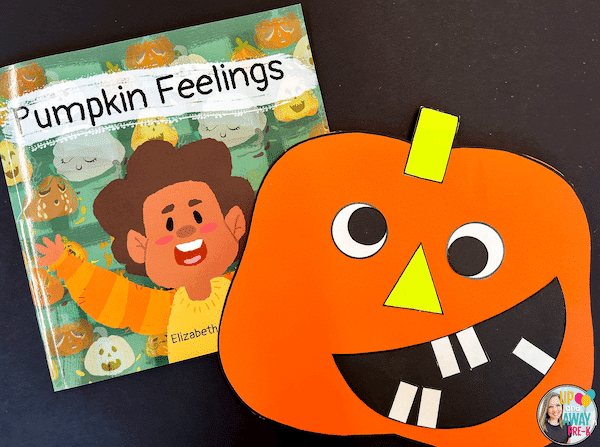 Halloween book and craft about feelings